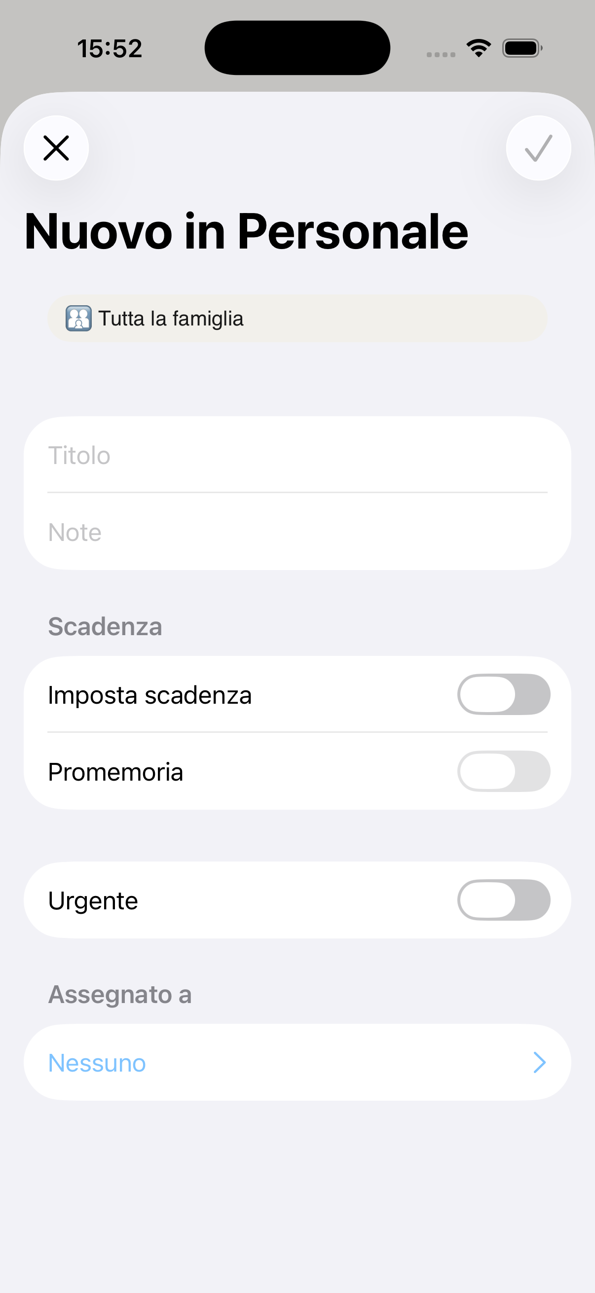 Todo dettaglio lista